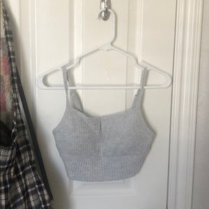 Hollister Grey Bralette Top